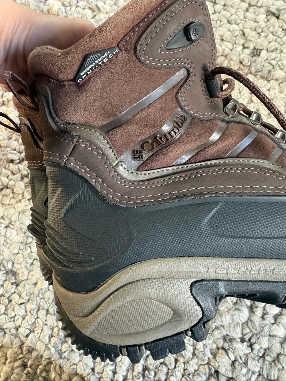 Columbia Men's Bugaboot Plus II Brown and Black Winter Boots